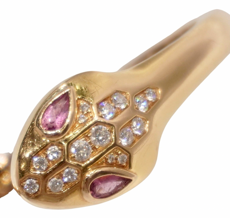Bvlgari Serpenti Viper Ring in 18k Rose Gold