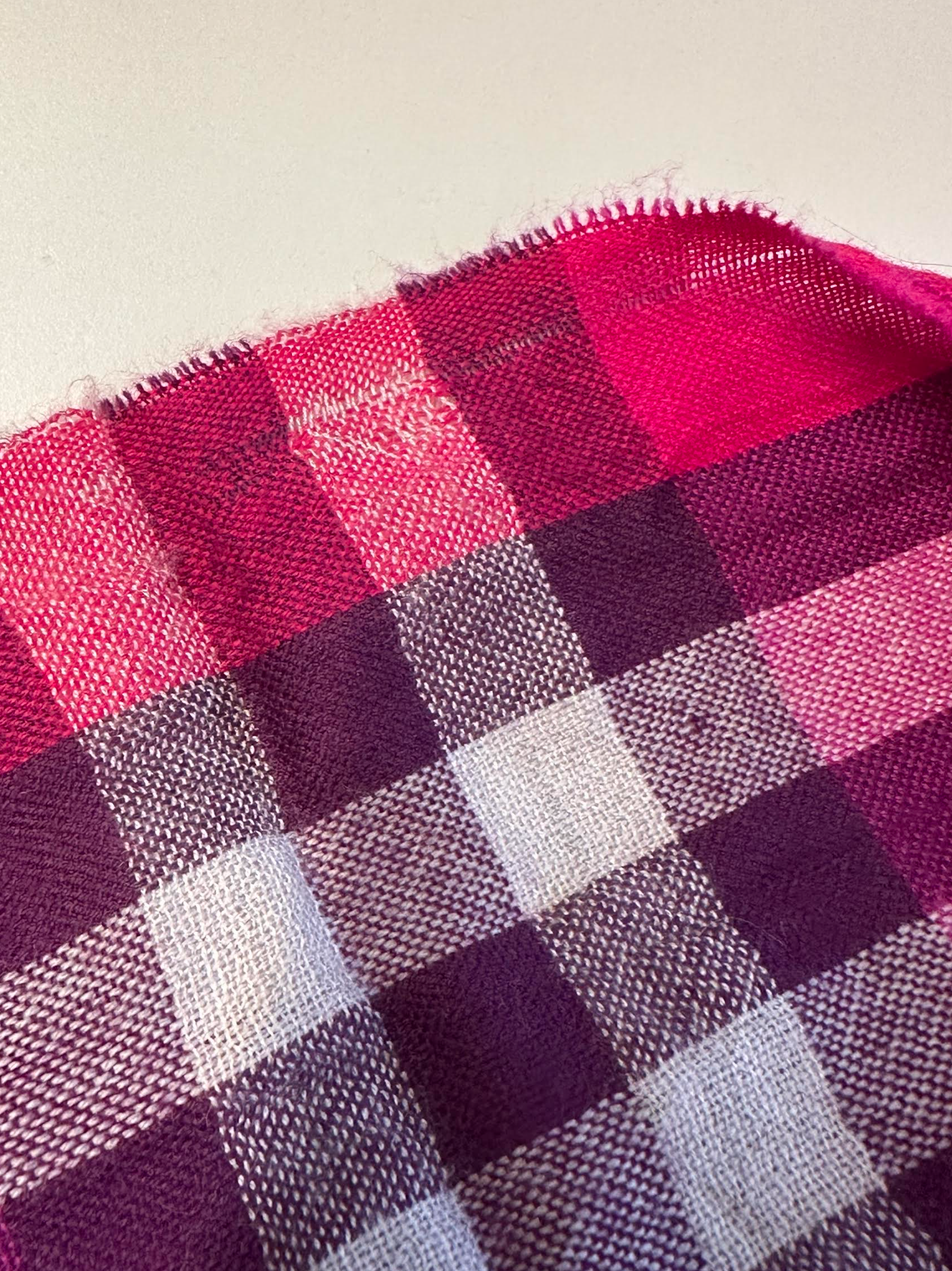 Burberry Fuchsia Check Scarf