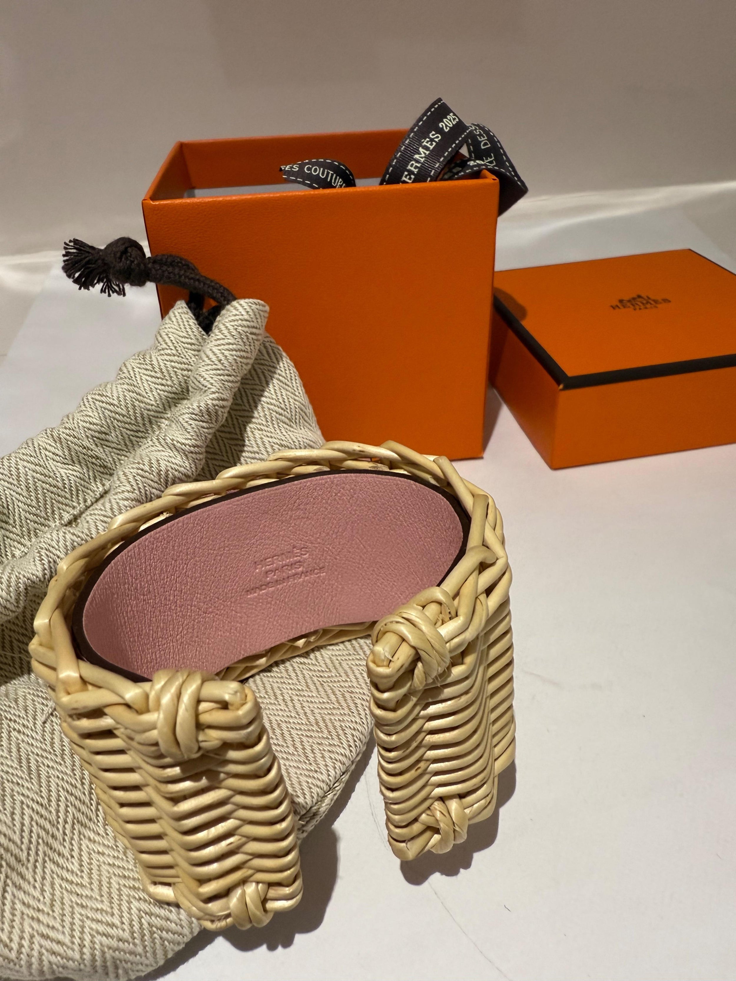 Pink Medor Picnic Sakura cuff bracelet.