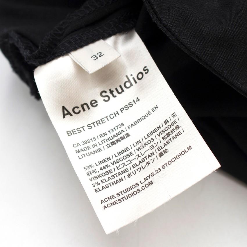 Acne Studios High-Rise Stretch Skinny Trousers