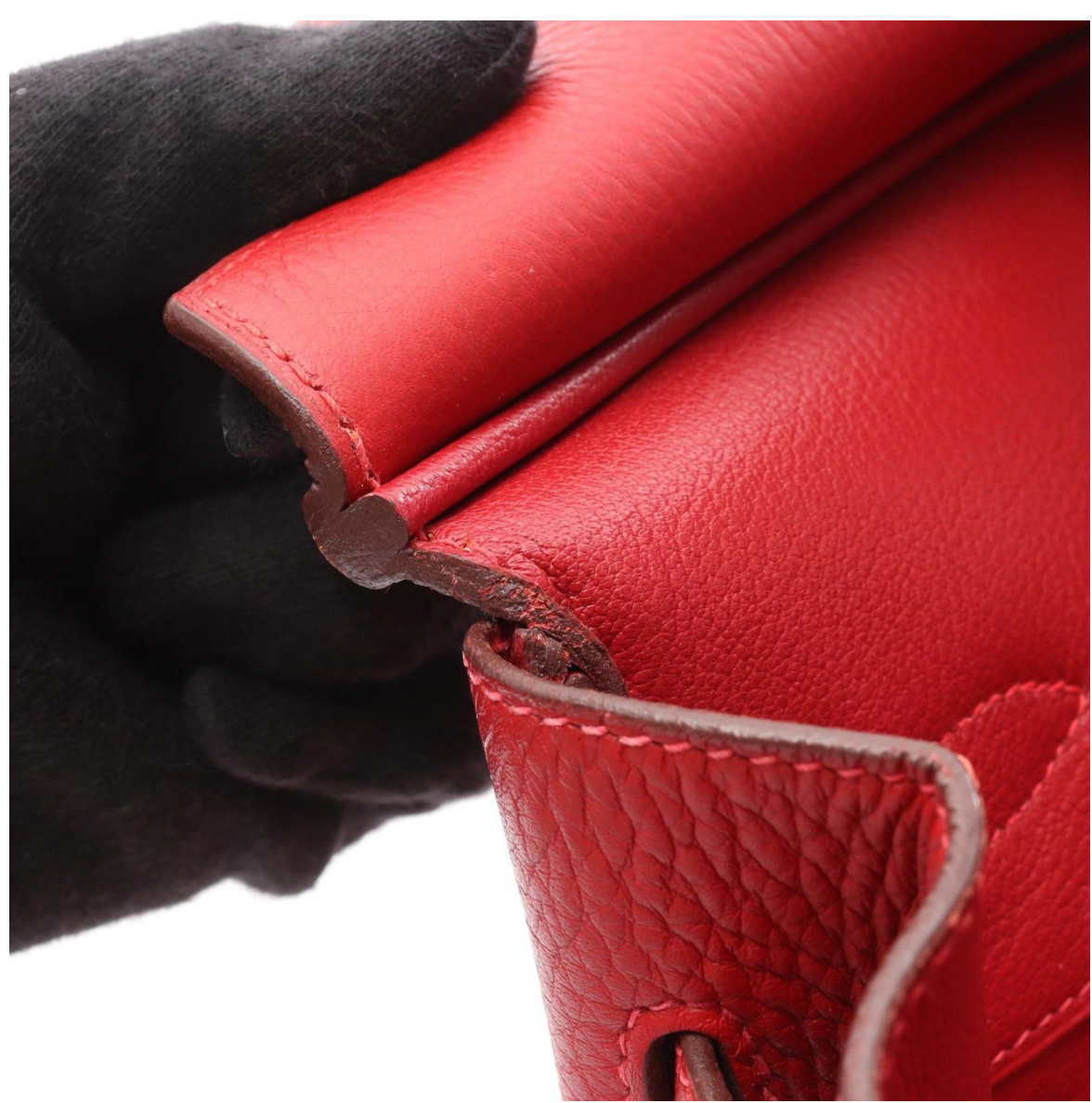 Hermès Birkin 30 Bag in Red Togo Leather with Gold Hardware