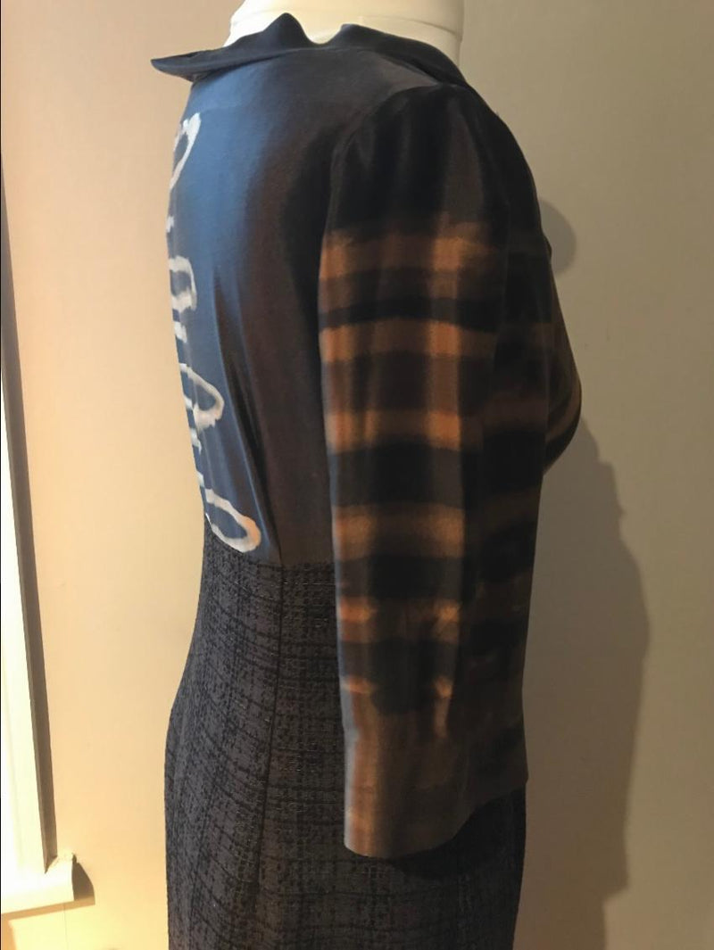 Max Mara Tweed & Silk Dress