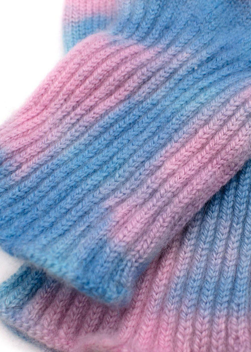 The Elder Statesman Tie-Dye Fingerless Gloves