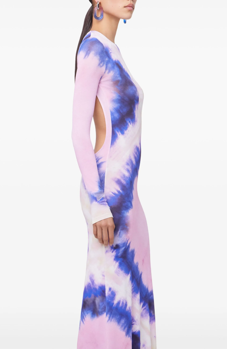 Rabanne Tie-dye Print Dress