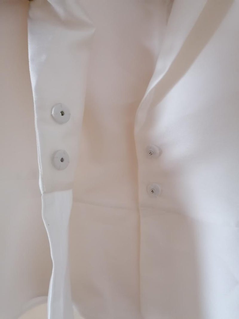 Lanvin Kids 10Y Ivory Peplum Jacket