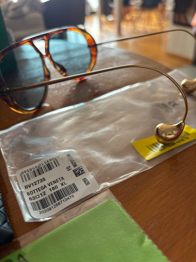 Bottega Veneta Blue Lens Sunglasses