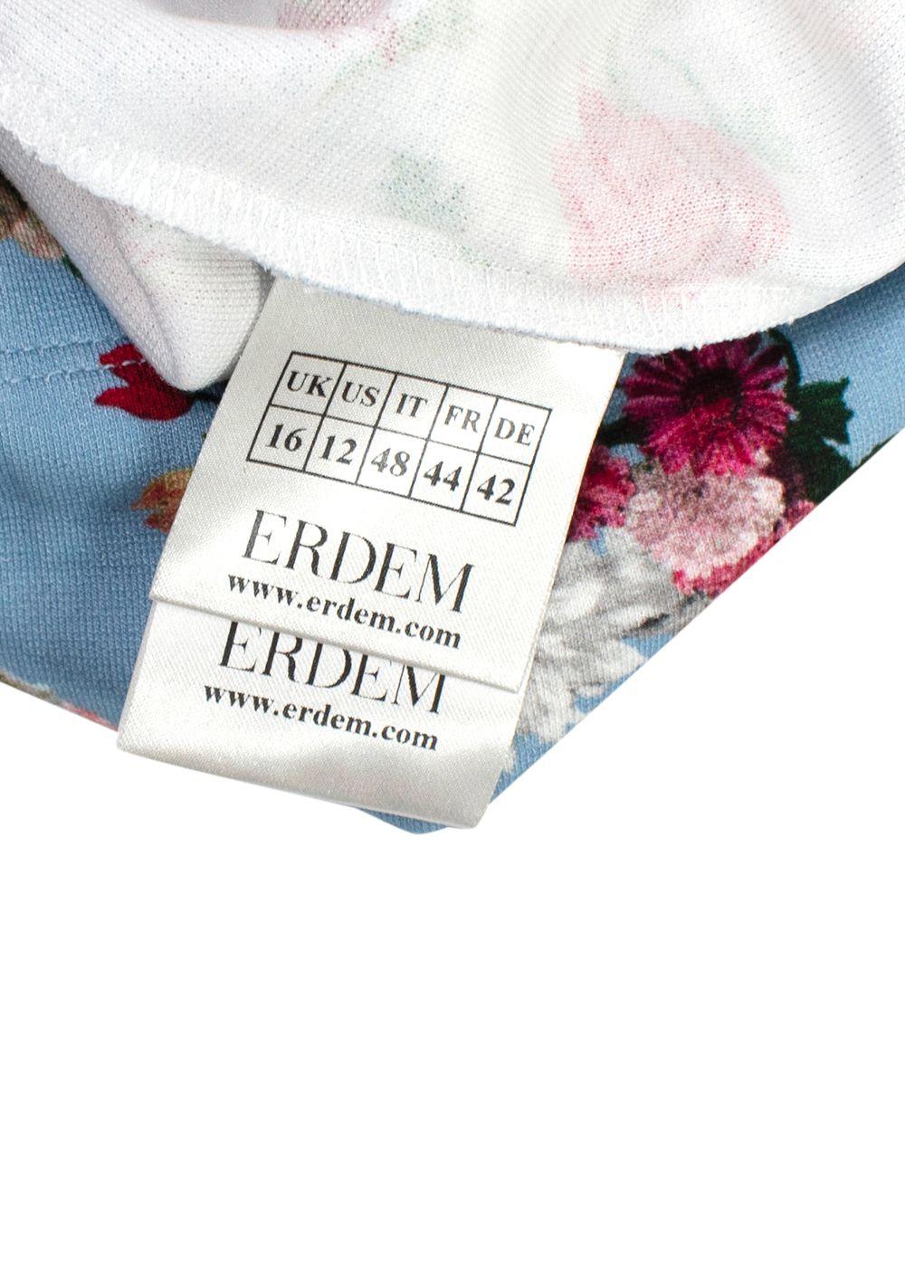 Erdem Essie Floral Ponte Dress