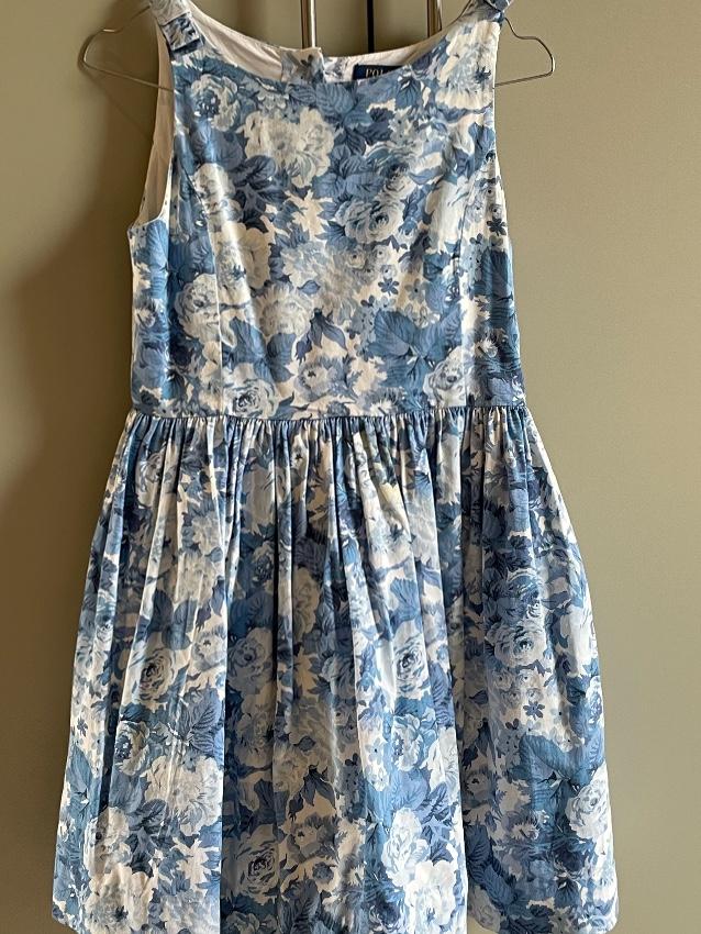 Polo Ralph Lauren Kids 12Y Floral Print Dress