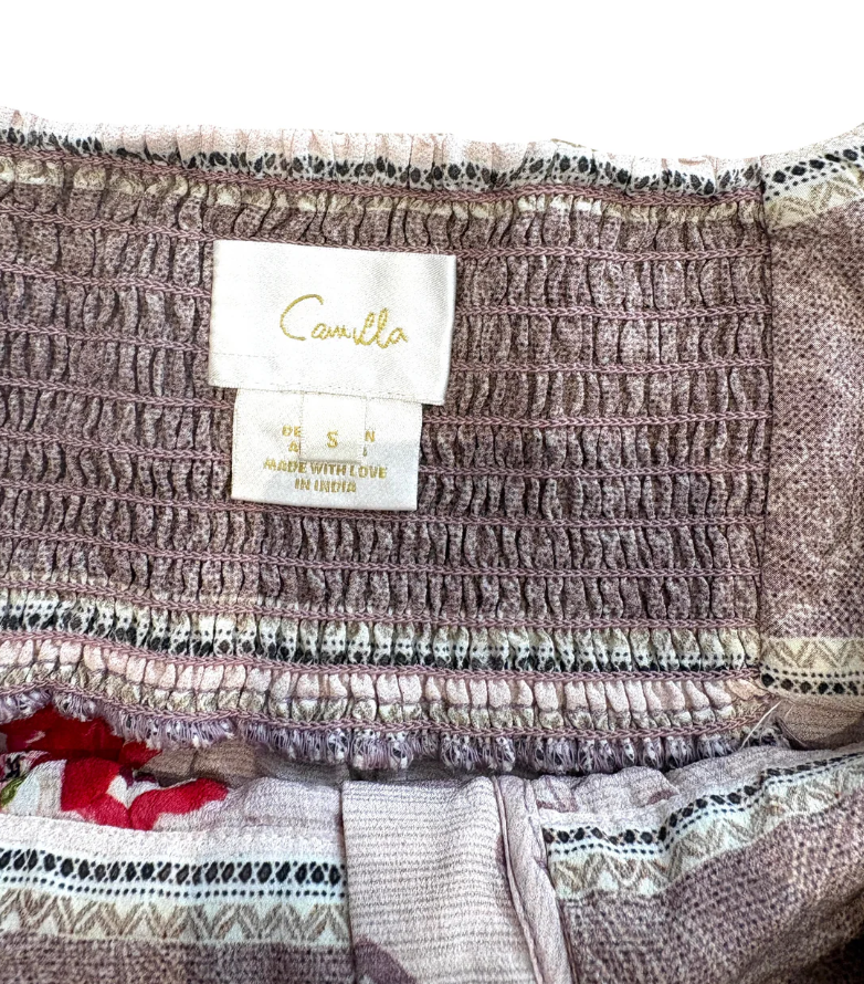 Camilla Printed Silk Skirt