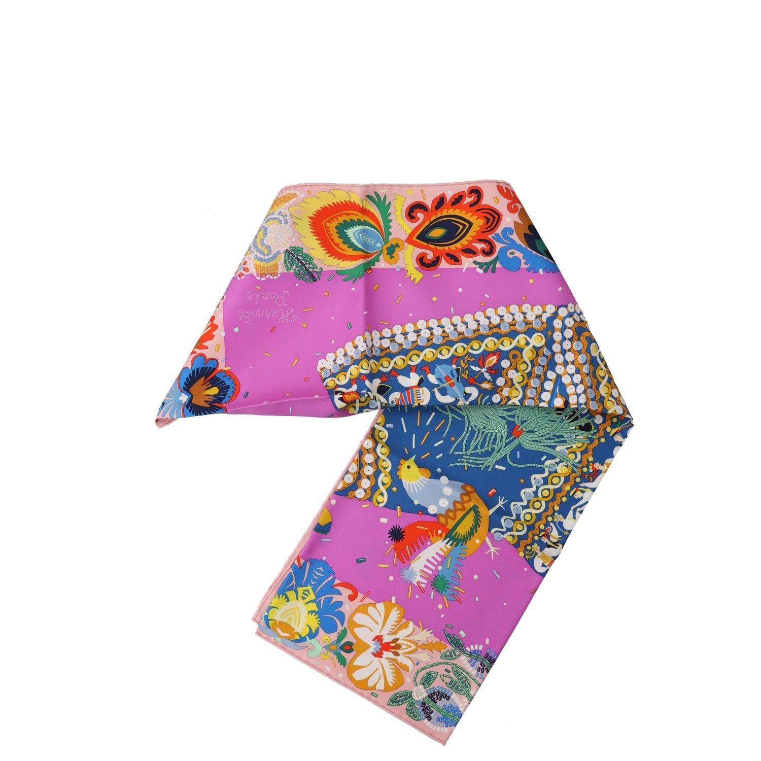 Hermes Costume De Fete Scarf 90
