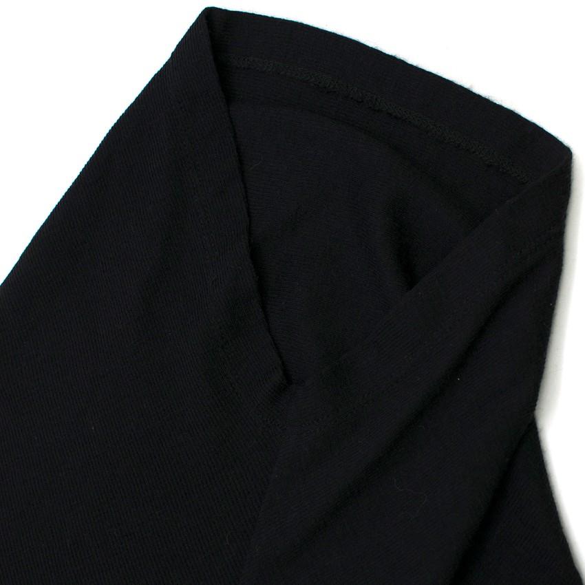 McQ By Alexander McQueen Black Kimono T-Shirt Top