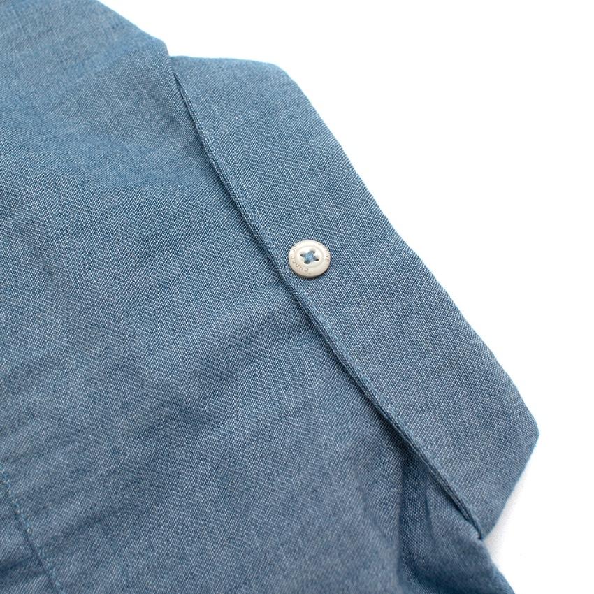Tartine et Chocolat Blue Cotton Long Sleeve Shirt