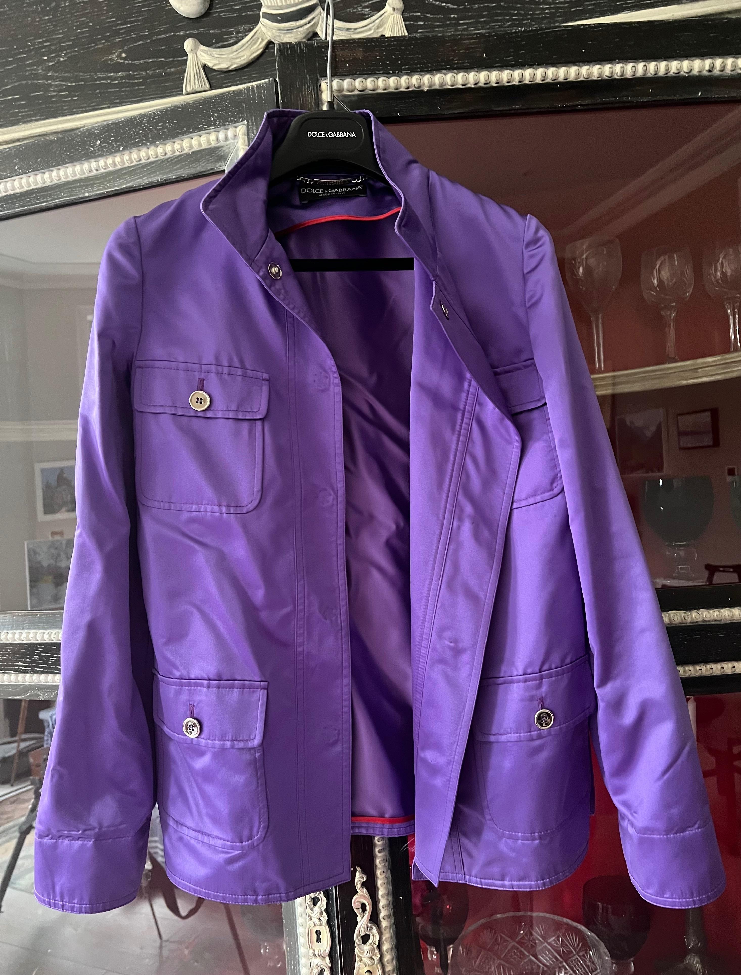 Purple Silk Jacket