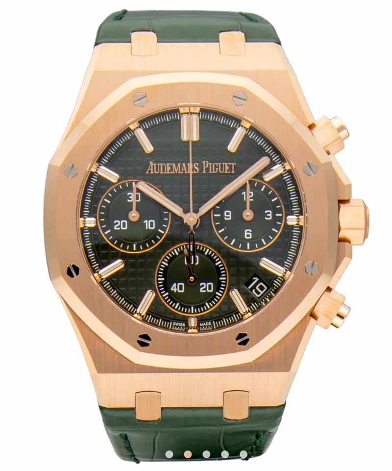 Grren  Royal Oak Selfwinding Chronograph "50th Anniversary" 41mm Watch