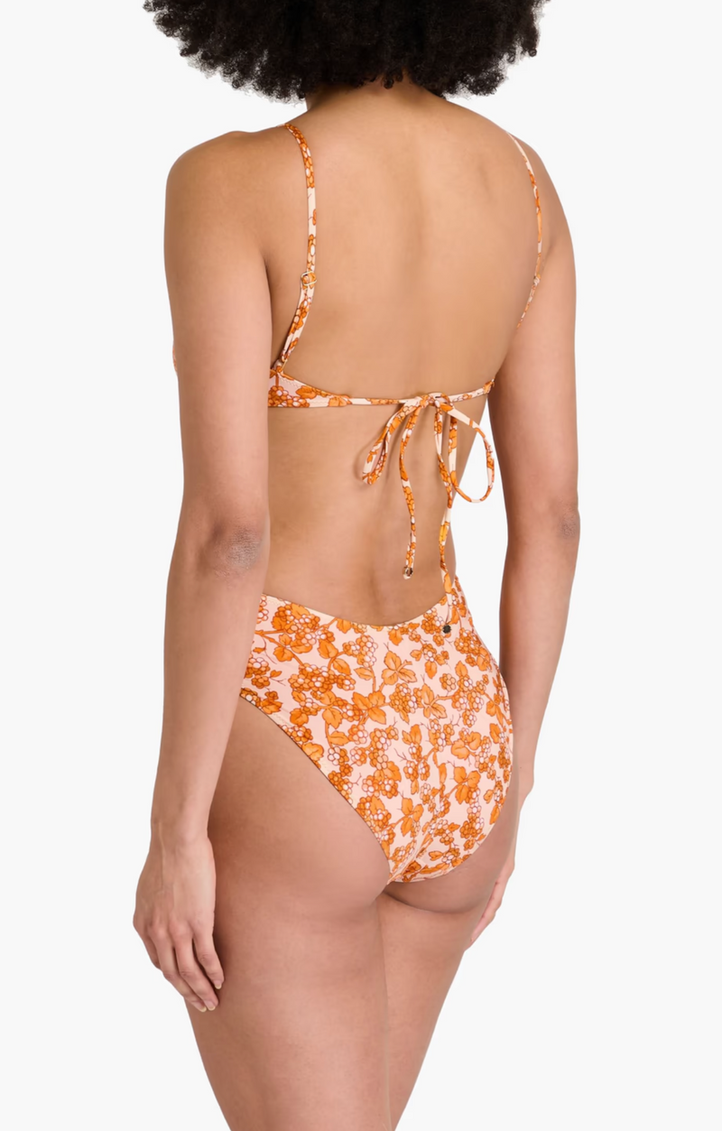 Etro Cutout Floral-print Swimsuit