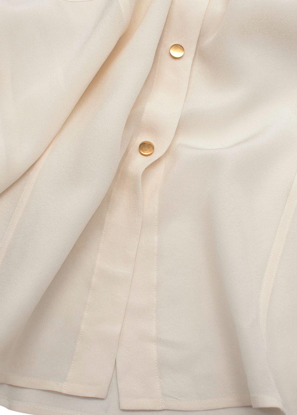 Tom Ford Cream Silk Crepe Shirt