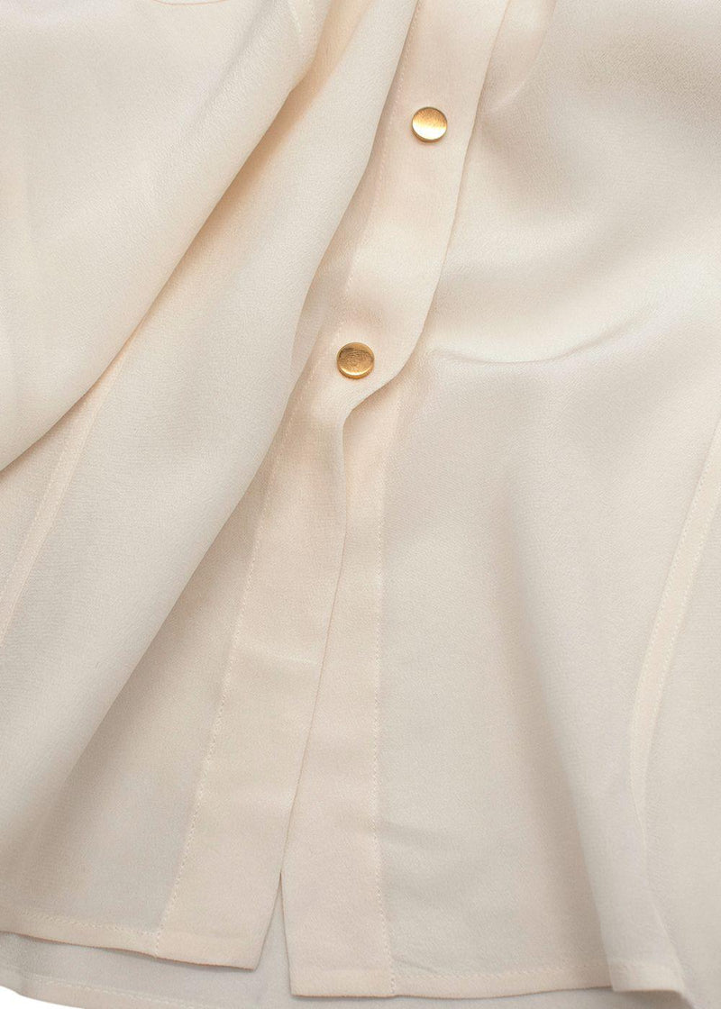 Tom Ford Cream Silk Crepe Shirt