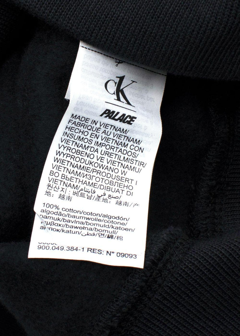 Calvin Klein x Palace Black Logo Hoodie