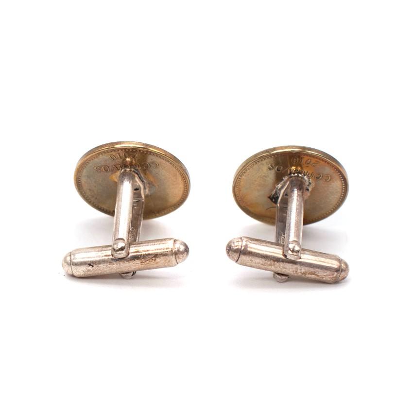 Benson & Clegg Republica Argentina Coin Cufflinks