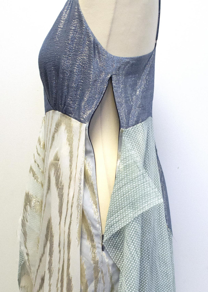 Gryphon iridescent scarf dress