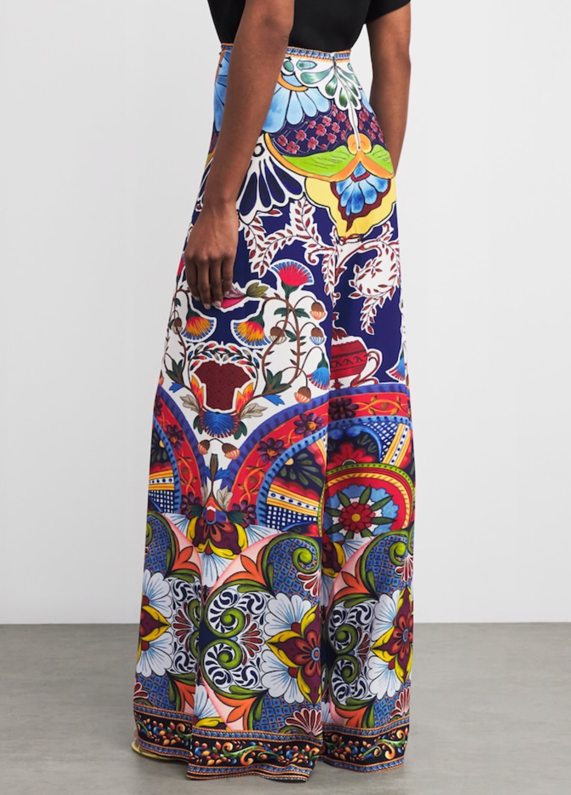 Alice+Olivia Printed Athena Trousers