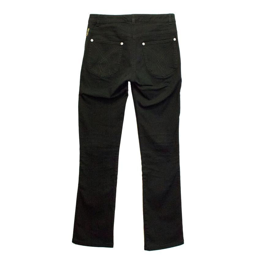 Plein Sud Black Flared Jeans