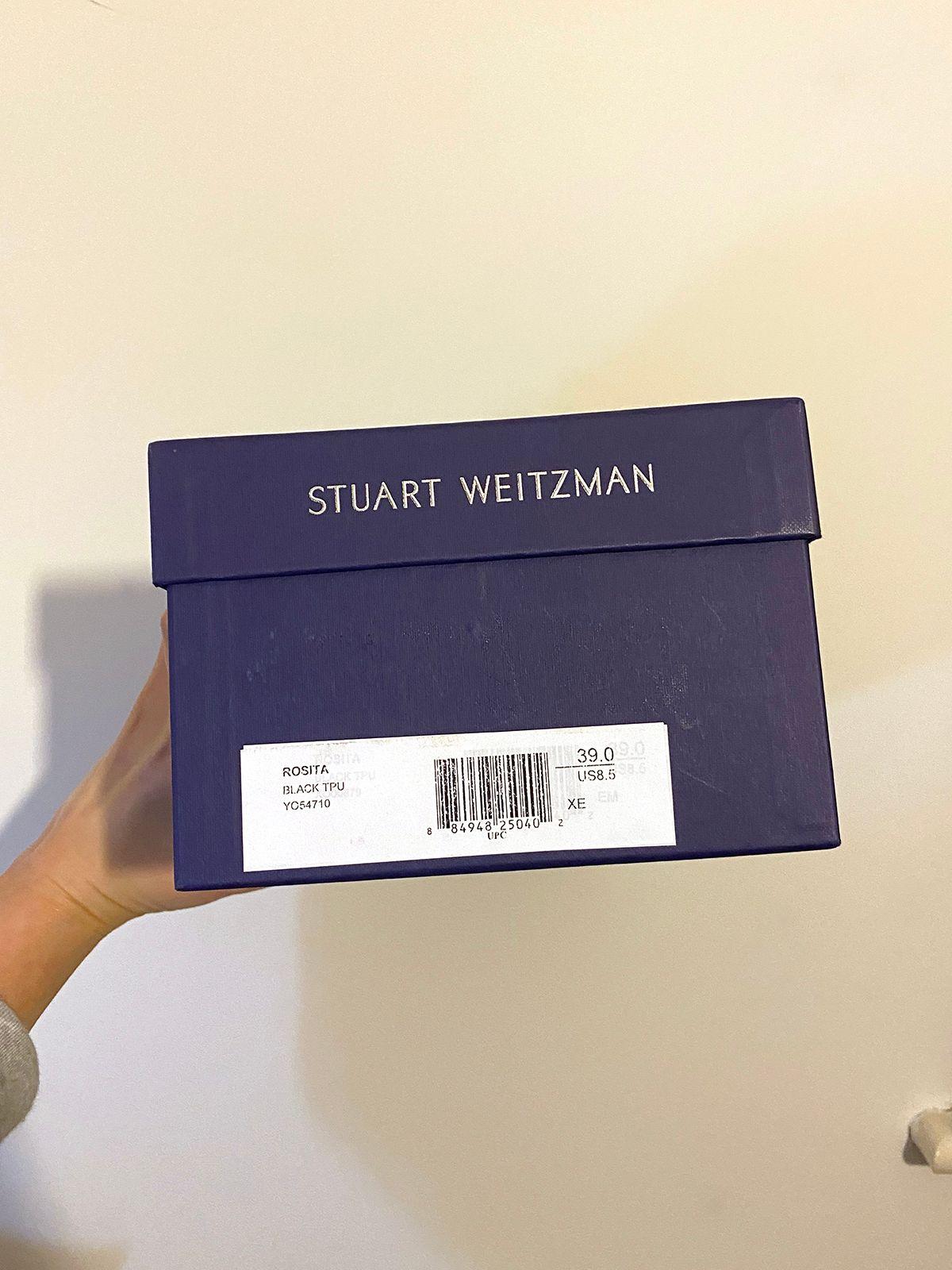 Stuart Weitzman Rosita Rubber Flat Sandals