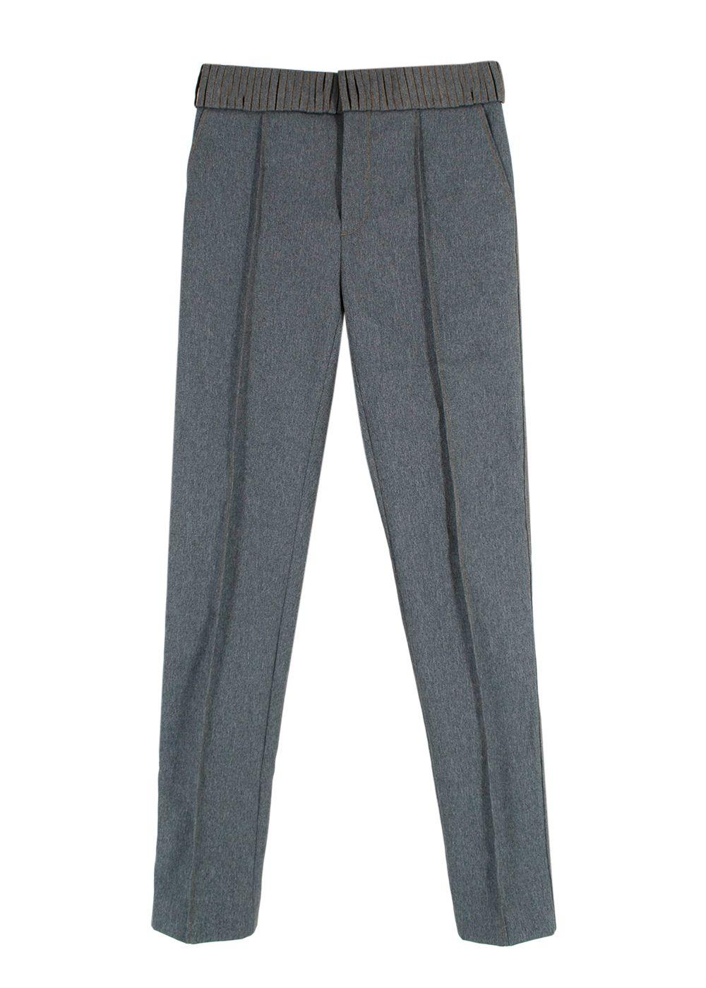 Y/Project Blue Denim Effect Unisex Tailored Trousers