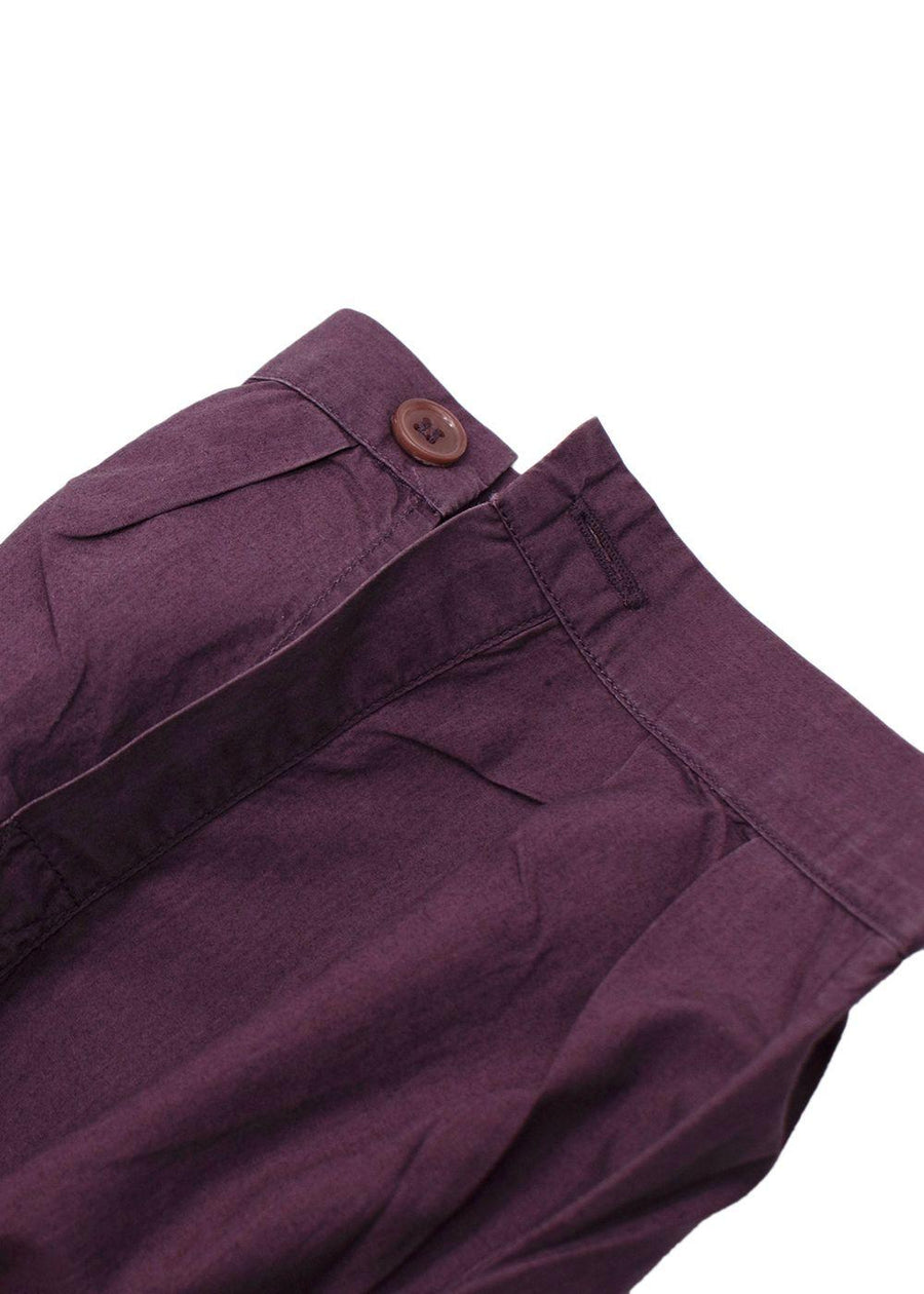 Marni Plum Cotton Blouse