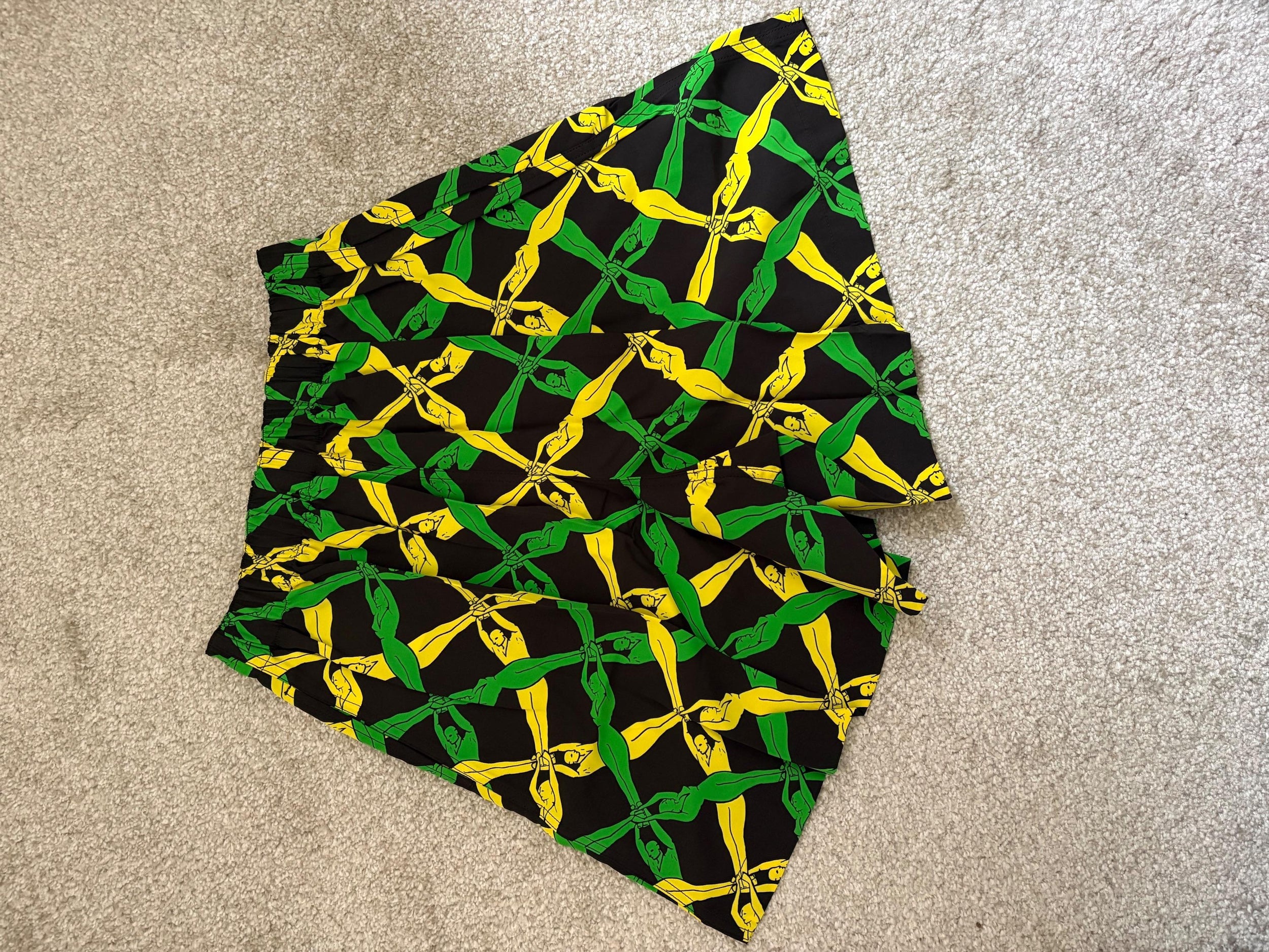Bottega Veneta Printed High Waist Shorts