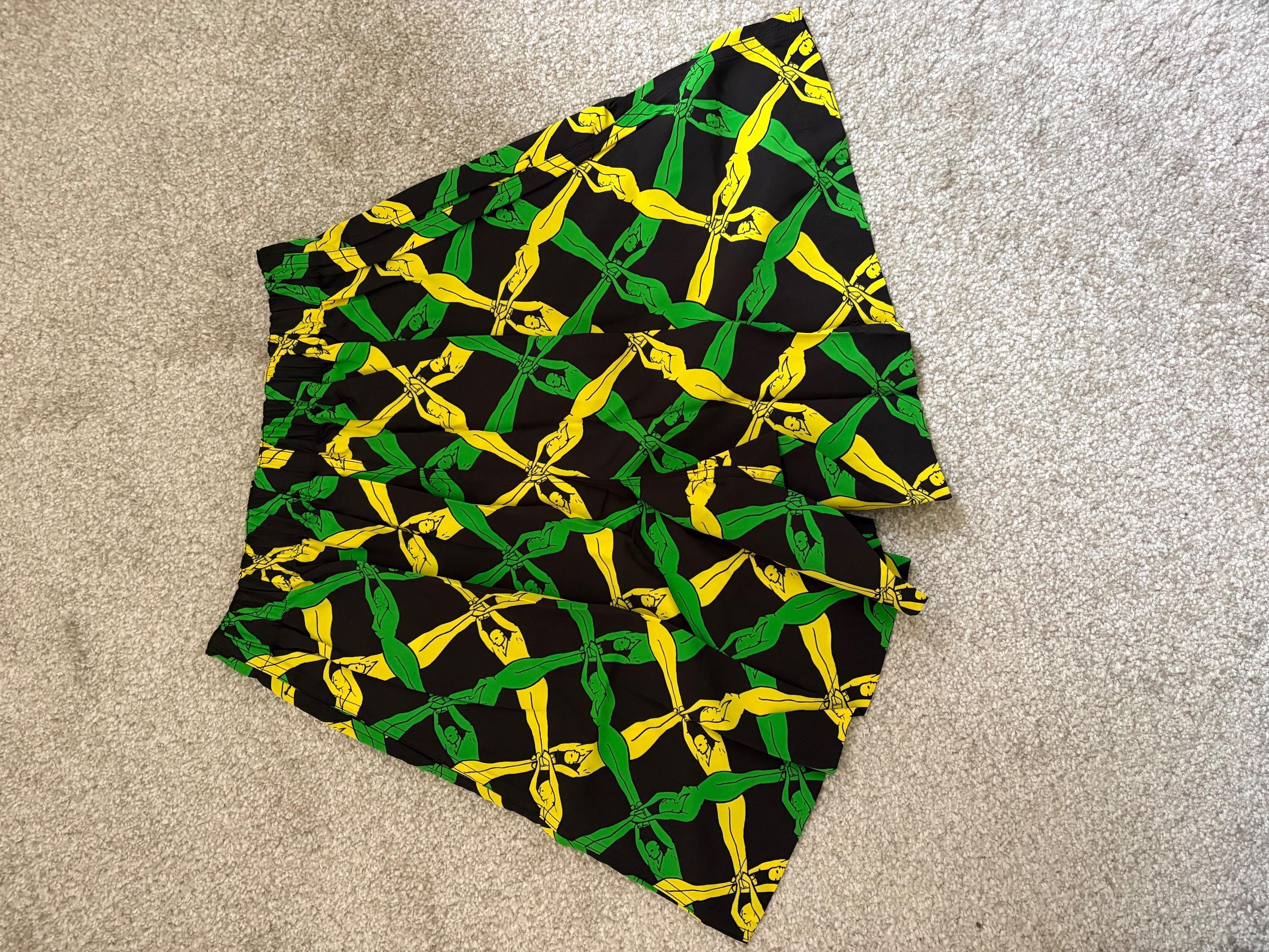 Bottega Veneta Printed High Waist Shorts