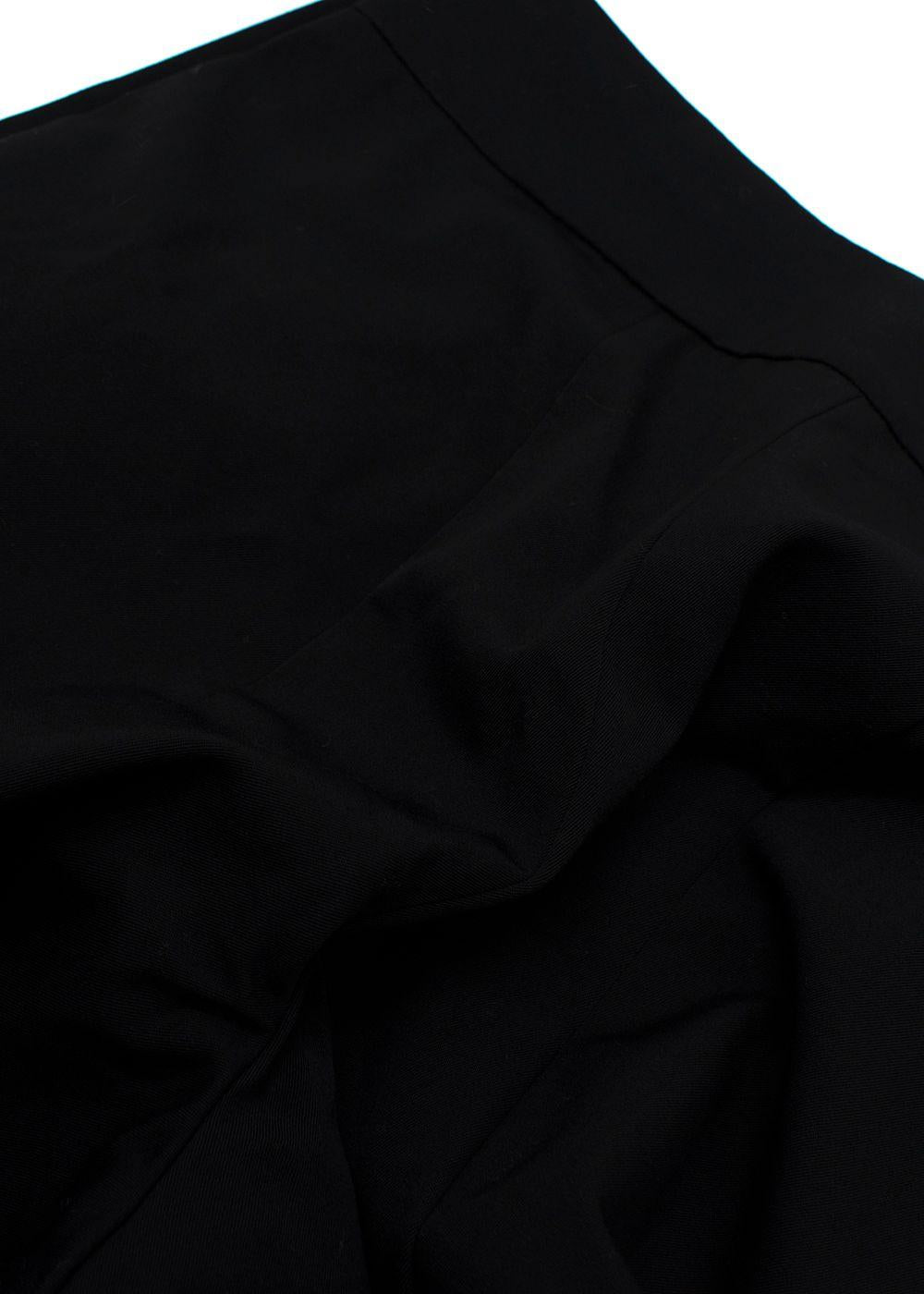 FFORME Black Faye High Waisted Wool Trousers