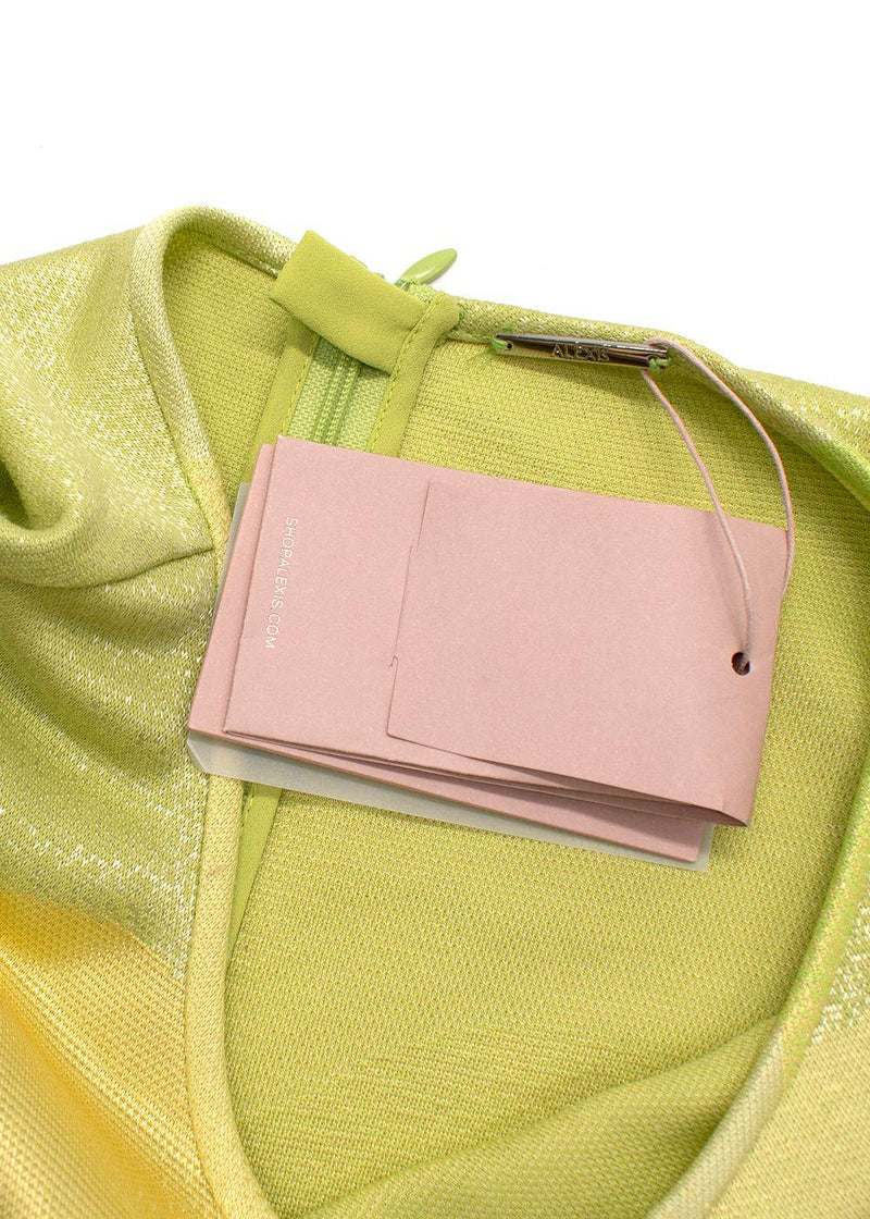 Alexis Lime Wave Serena Dress