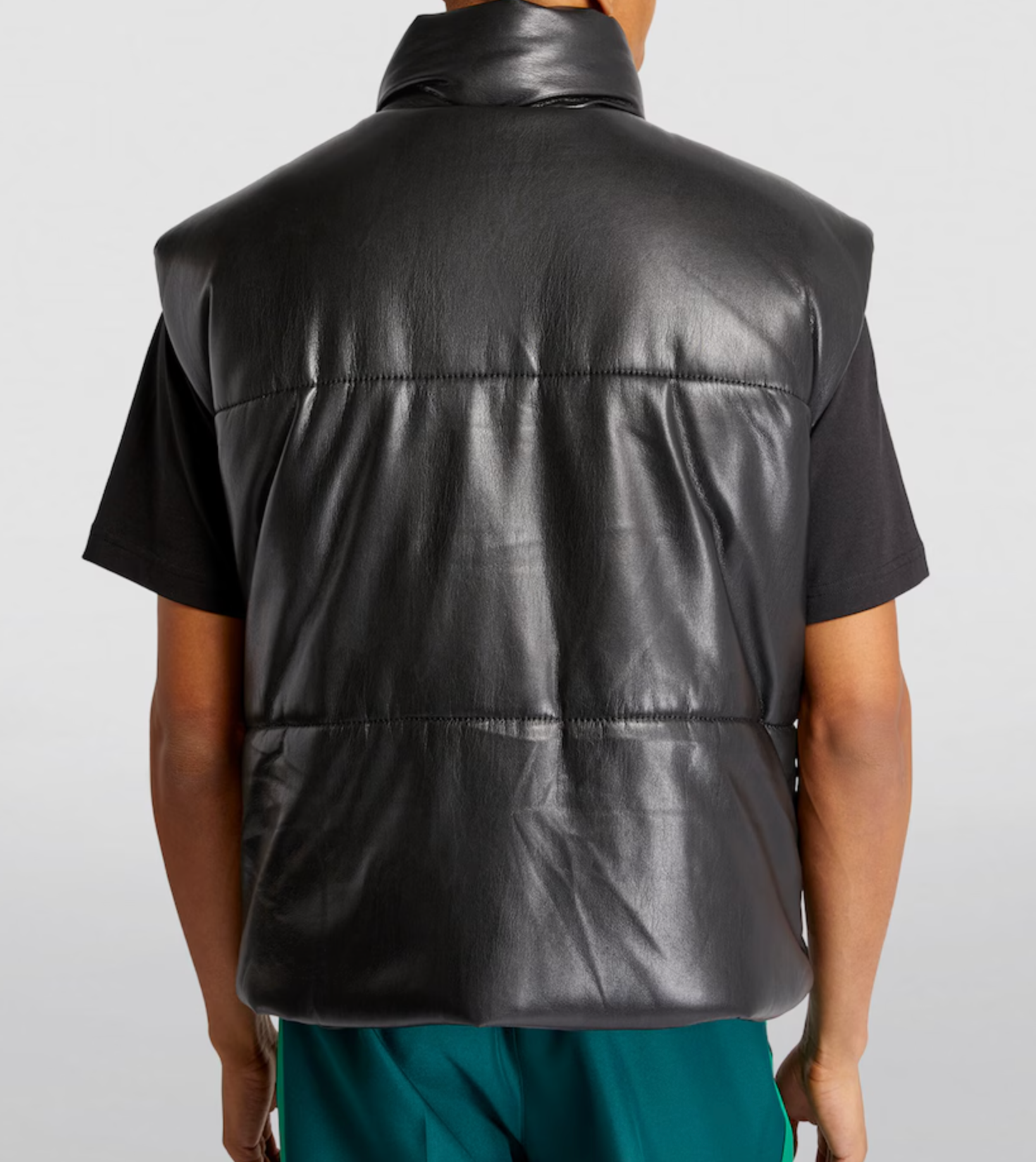 Nanushka Vegan Leather Jovan Puffer Gilet