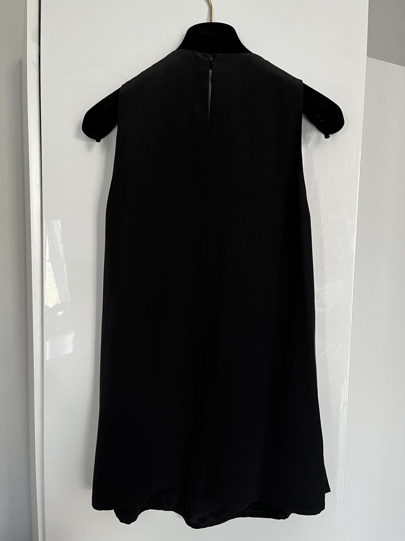 Black Crystal & Bead Embellished Tunic