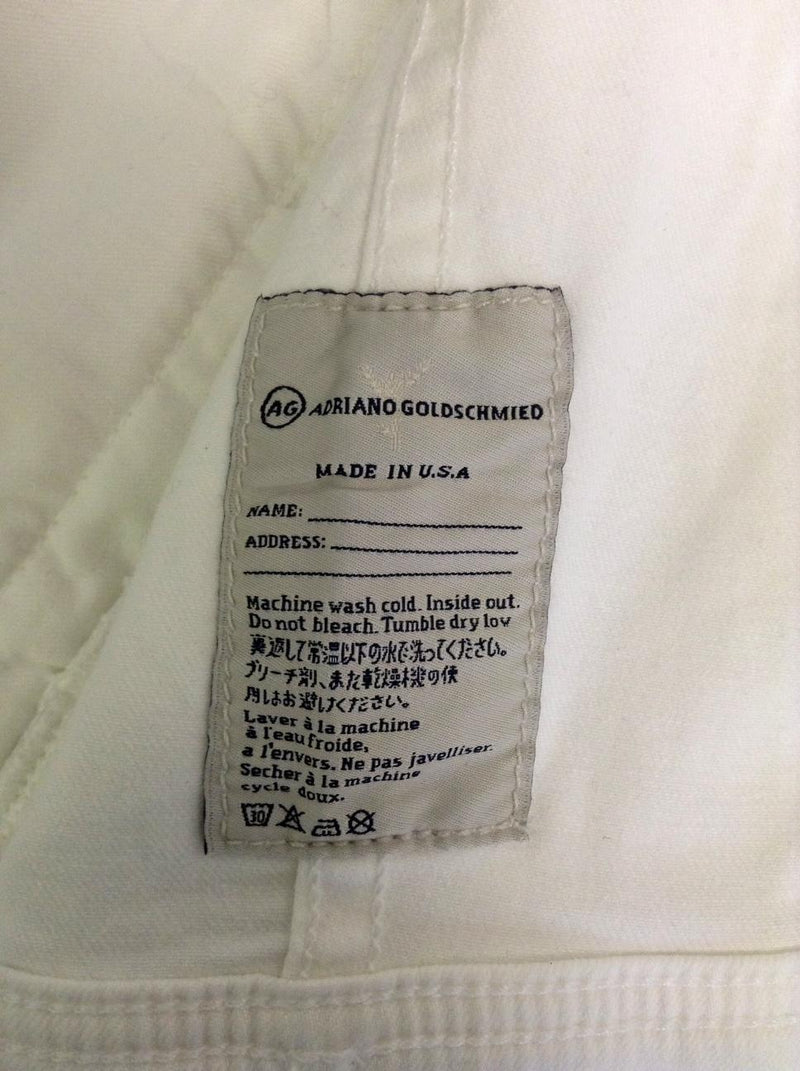 Adriano Goldschmied White Denim Vest