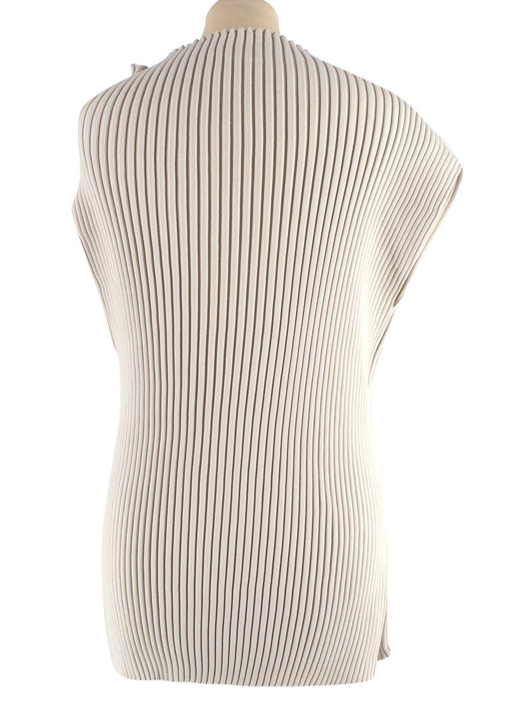 Issey Miyake Technical Jersey Pleated Colour-block Top