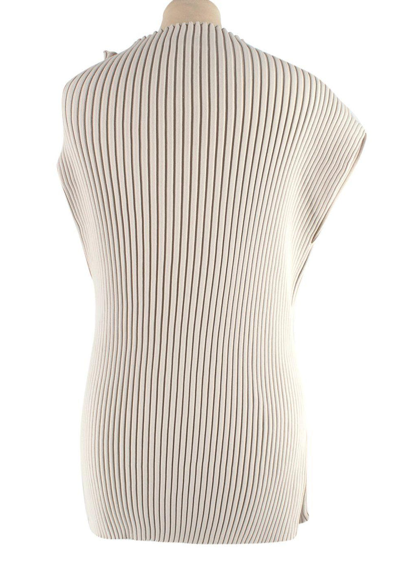 Issey Miyake Technical Jersey Pleated Colour-block Top