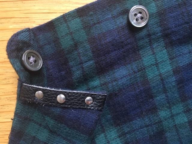 Pretty Green Men's Plaid Studded Collar Shirt