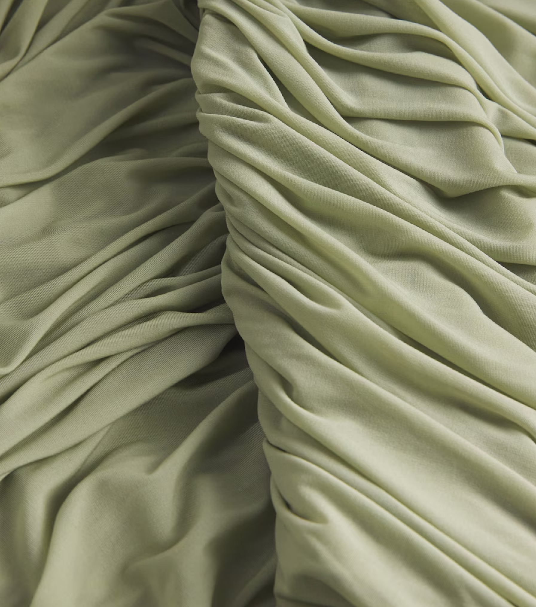 Magda Butrym Sheer Draped Midi Dress