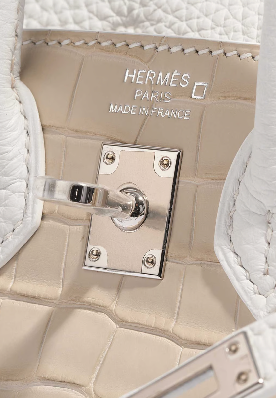 Hermes Limited Edition Birkin 20 Faubourg Sellier Sous La Neige