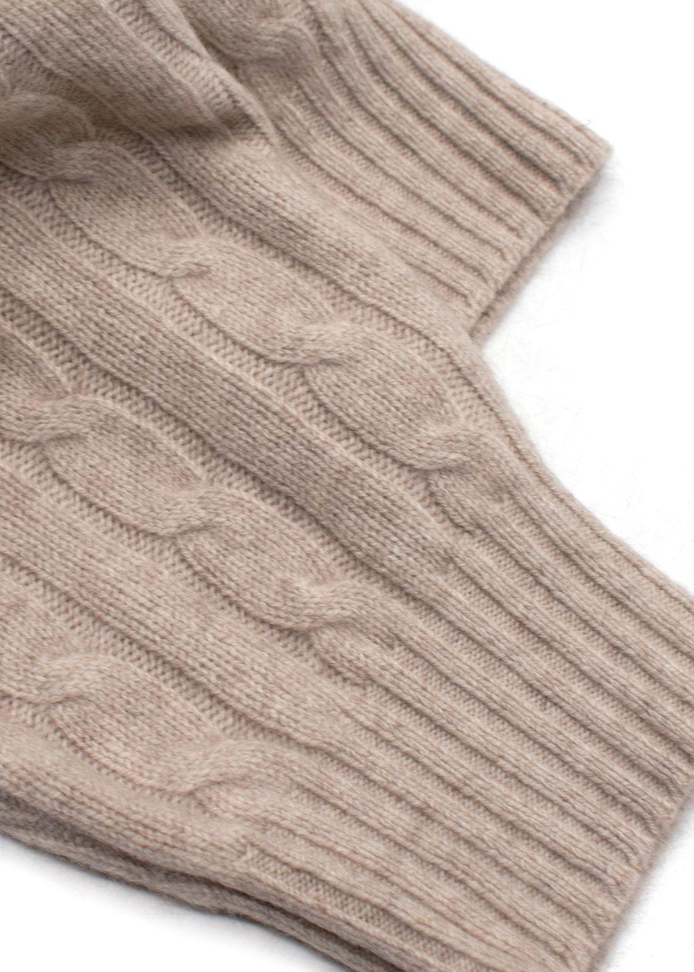 Polo Ralph Lauren Beige Argyle Knit Wool Blend Joggers