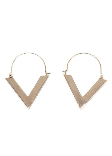 Valentino V Hoop Earrings
