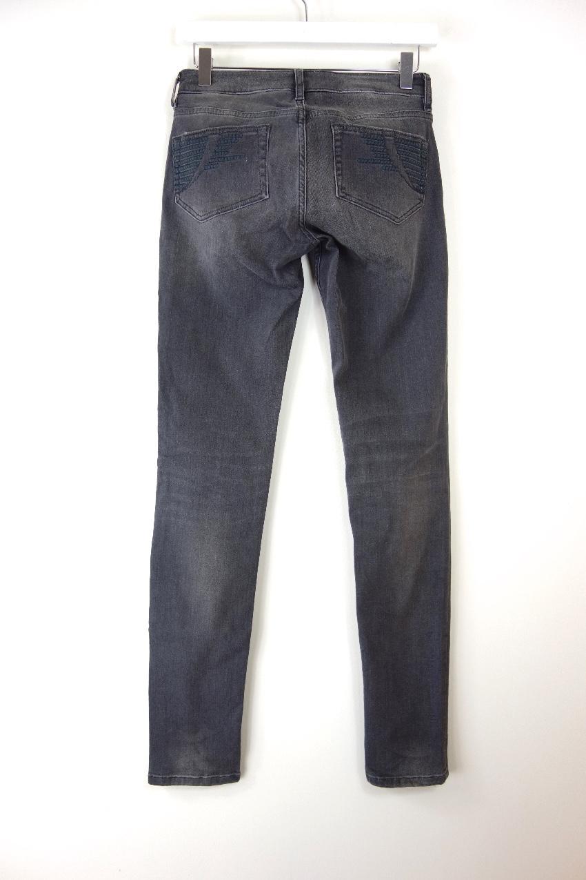Maje Grey Low Rise Skinny Jeans