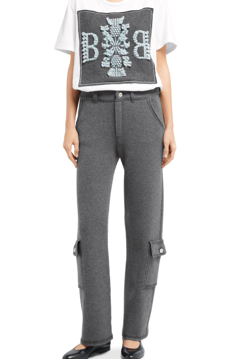 Barrie knitted Cargo Trousers