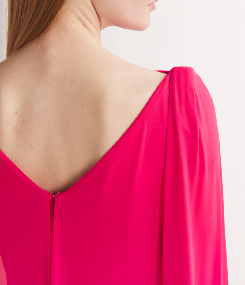 Talbot Runhof Cape Gown