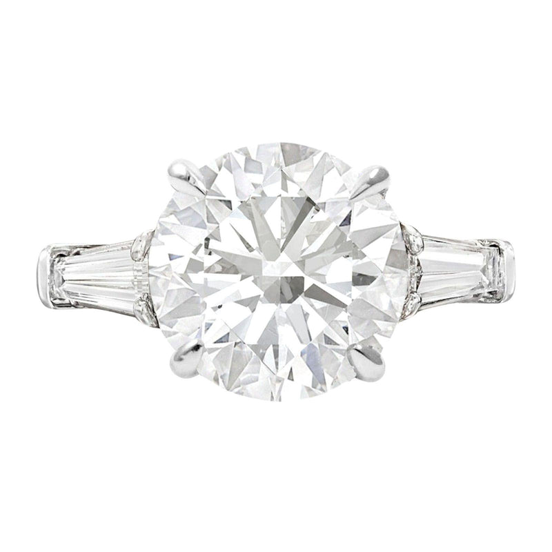 Verde 3ct IGI Certified Lab Grown Round Brilliant Cut Diamond Ring