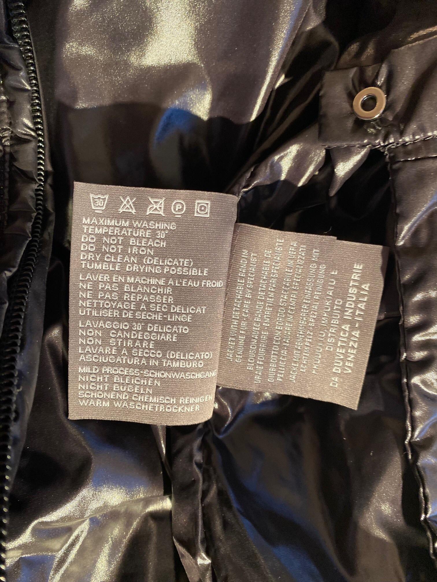 Black Shiny Nylon Down Jacket
