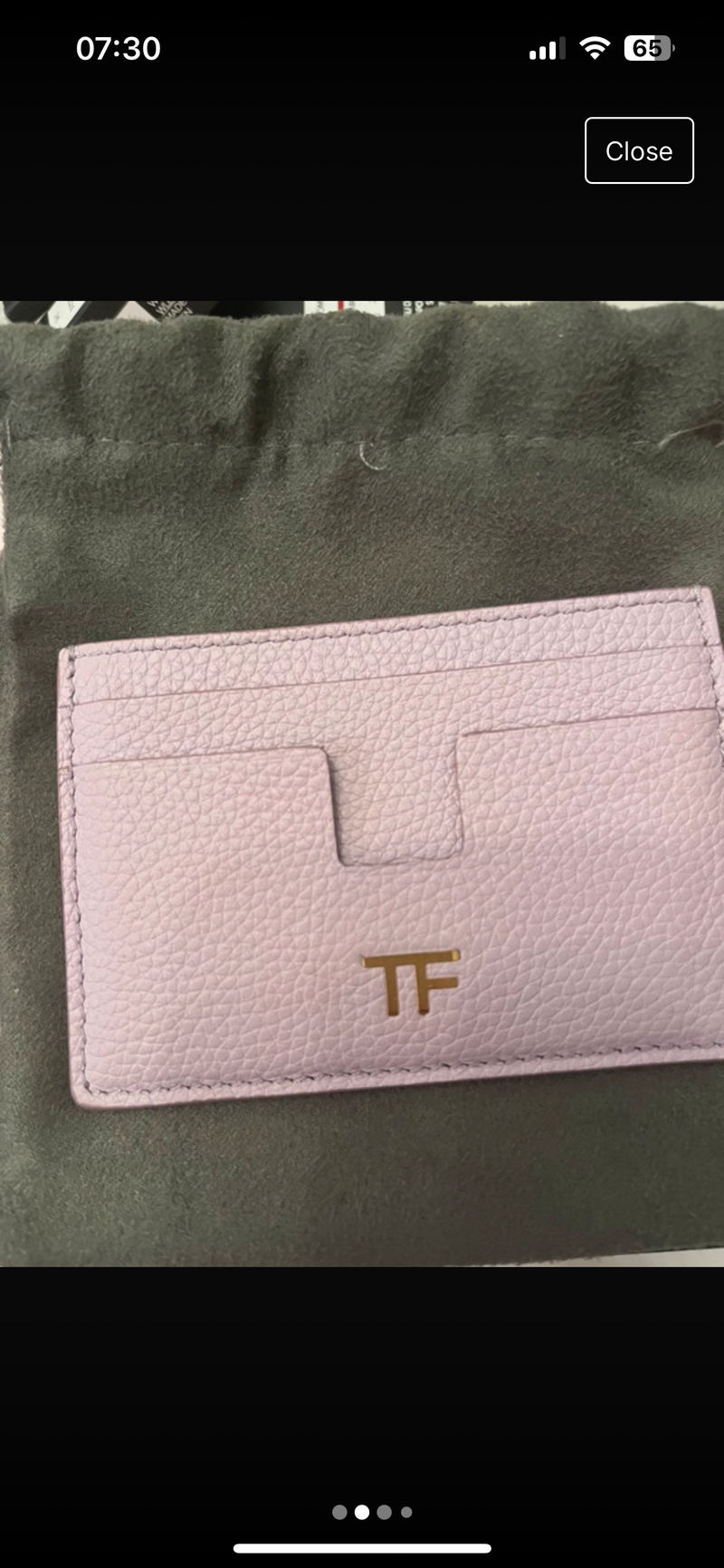 Tom Ford Lilac Card Holder