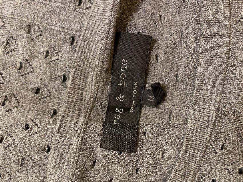 Rag & Bone Grey Knit Top